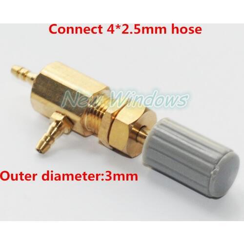 On Sale 3mm Dental Chair Unit Tool Turbine Dental Regulating Control Valve 1Pc