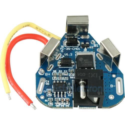 3S 12.6V 6A BMS Li-ion Lithium Battery Protection Board 18650 Power Bank Balancer Battery Equalizer Board for Electric Drill