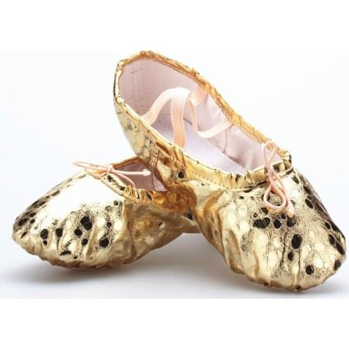 Dance Shoes Woman Children Girl Ballet Bling Modern Outsole Soft Sneakers Breathable Female Dancing Fitness Jazz Sport Kids