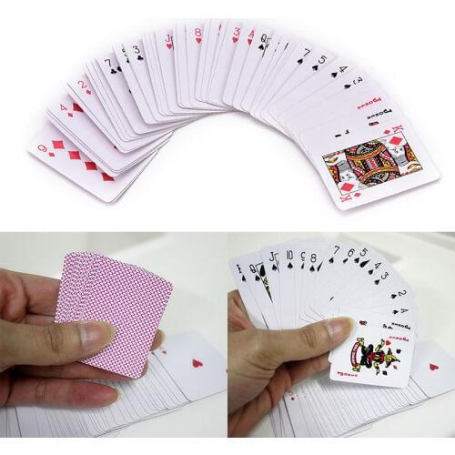 1set Mini Playing Card Travel Home Game Solitaire 5.3x3.8 cm Board Game