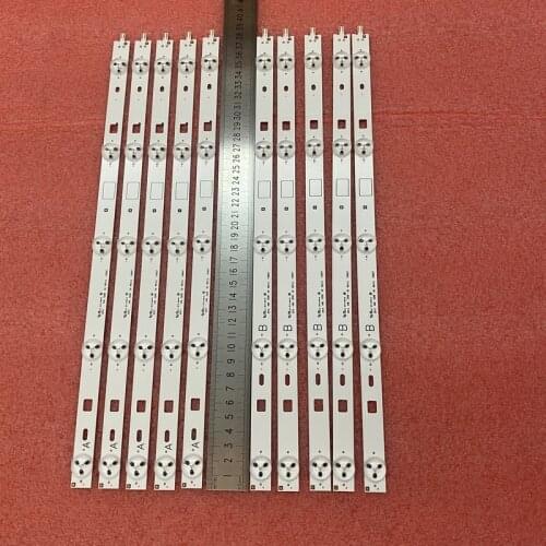 10set=100pcs LED bar for Sony KDL-40RM10B KDL-40W600B 40R480B KDL-40R450B 40R483B KDL-40R485B KDL-40R453B 40W605B KDL-40R485A