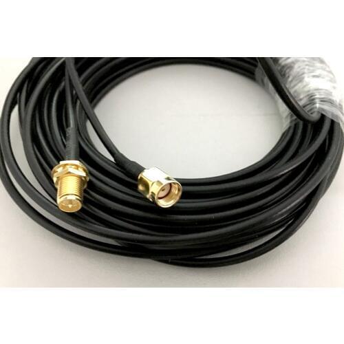 10M RP SMA Male to RP SMA Female Extension Cable Antenna RG174
