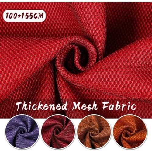 100x155cm 3D Thick Air Spacer Sandwich Mesh Fabric For Sewing Car Seat Cushion Sofa Chair Shoe Bag Dustproof 3-Layer Mesh Fabric