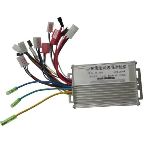 36V/48V 350W Electric Bicycle Controller/ebike controller for e-bike scooter dual mode brushless hall sensor/sensorless