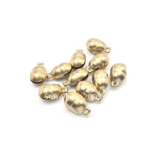 50PCS Brass Golden Bells 1# 27*16mm Groundnuts Windbells Accessories Free Shipping