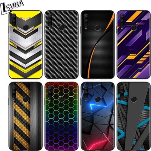 Car Carbon fibre for Huawei Honor 30 20 10 9S 9A 9C 9X 8X MAX 10 9 Lite 8A 7C 7A Pro Silicone Black Phone Case