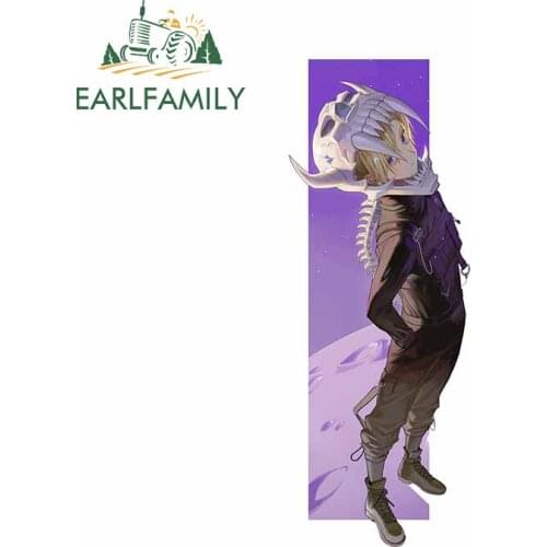 EARLFAMILY 13cm x 4.9cm For Zerochan Anime Decal Windshield Trunk Bumper Funny Car Stickers Waterproof Sunscreen Car Styling