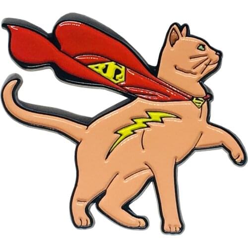 Supercat Enamel Pin