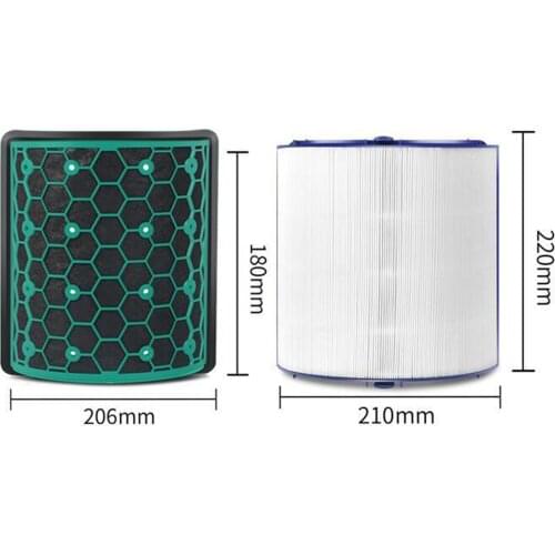 Filter- ,Glass HEPA Filter & Activated Carbon Filter Compatible with Dyson & Cool Dyson HP04 ,TP04, DP04