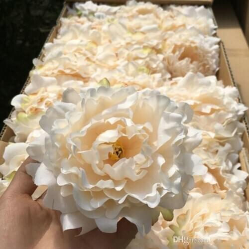 15CM artificial flowers Silk Peony Flower Heads Wedding Party Decoration supplies Simulation fake flower head home decorations