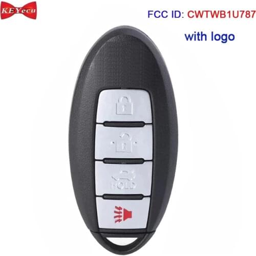 KEYECU for Nissan Armada 2017 2018 Remote Key Fob CWTWB1U787 4 Button 433.92MHz