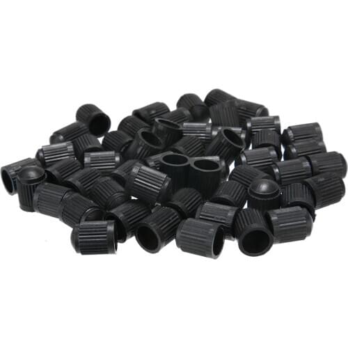 Mayitr 50pcs Plastic Car Motorcycle Truck Wheel Tire Valve Stem Cap Dust Cover Lid For Car trucks Bikes Motorcycles