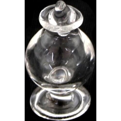 1/12 Scale Dollhouse Miniature Glass Candy Bottle With Cork Home DEcor For Accessories 2.1Cm