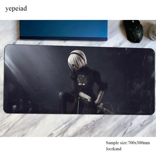 NieR:Automata mouse pad wrist rest mats 700x300mm Computer mouse mat gaming accessories large mousepad cute keyboard games gamer
