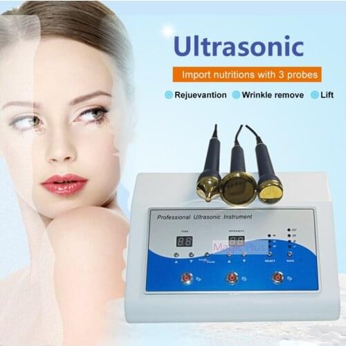 Portable Ultrasound Facial Lifting Machine Weight Loss Eye Face Lift Wrinkle Removal Therapy Machine Skin Care Device For Salon