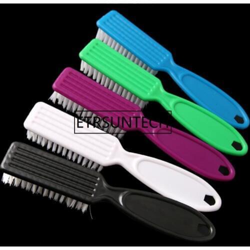Nail Dust Scrub Nail Plastic Brush For File Manicure Pedicure Tool Dust Cleaning F1654