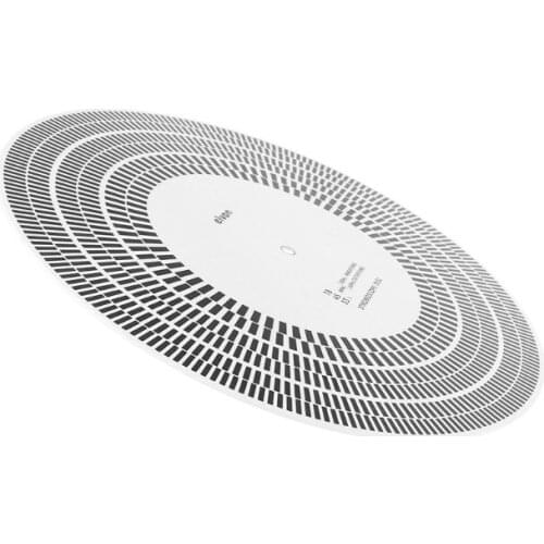 LP Vinyl Record Turntable Phono Tachometer Calibration Strobe Disc Stroboscope Mat 33 45 78 RPM D08A