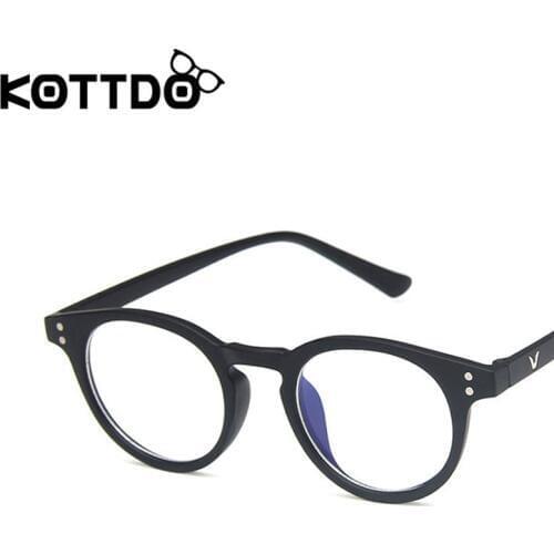 KOTTDO Vintage Anti-blue Light Eye Glasses Frames for Women Classic Round Prescription Eye Glasses Frames for Men