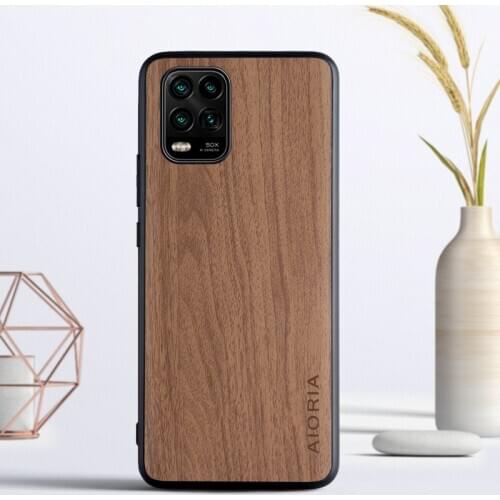 Vintage case for Xiaomi Mi 10 Lite soft TPU&Hard PC&PU leather skin covers coque fundas mi10 Lite