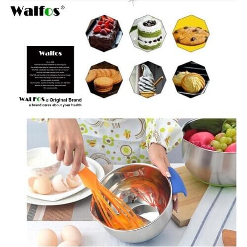WALFOS Rotatable Mixer 2in1 Rotatable Egg Beaters Food-Grade Whisk Cook Tools Kitchen Blender Detachable Washable Egg Mixer