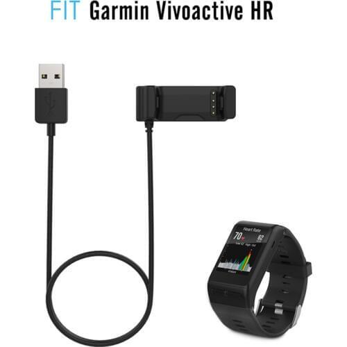 YSAGi Suitable for Garmin Vivoactive HR Charger Adapter USB Portable Charging Cable Replacement Smart Watch Holder
