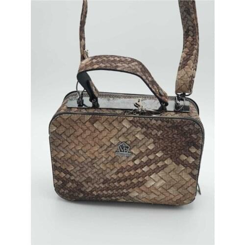 Women Messenger Bag Mink Coffee Mesh Pattern 2021 Model Luxury bag Famous brand Dessano Crossbody bag