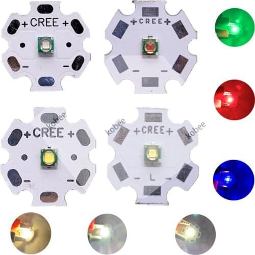 1W 3W High Power LED Beads Replace CREE 3535 XPE lamp Full Spectrum Cool Warm White Green Deep Red 660nm Royal blue