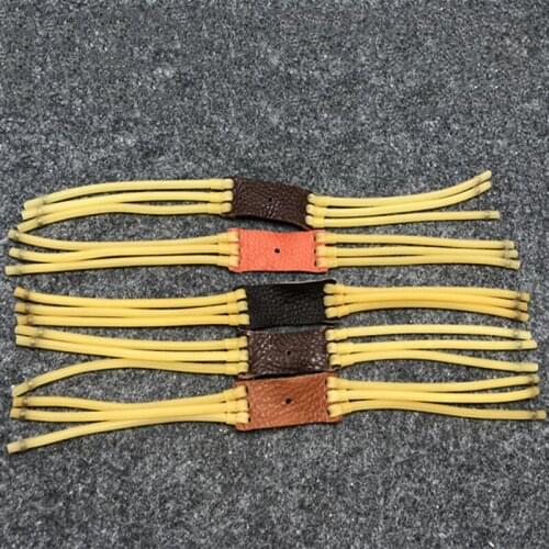 10/30pcs Strips Elastic Rubber Band For Hunter Slingshot Catapult Hunting Accessories Special Rubber Elastic For Competitive