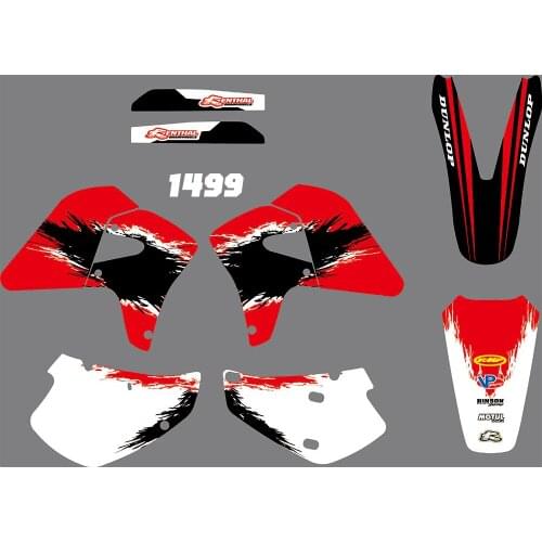 1499 Motorcycle Team Graphic & Backgrounds Dirt Sticker Kit Decals Fit For HONDA XR650R 2000-2009