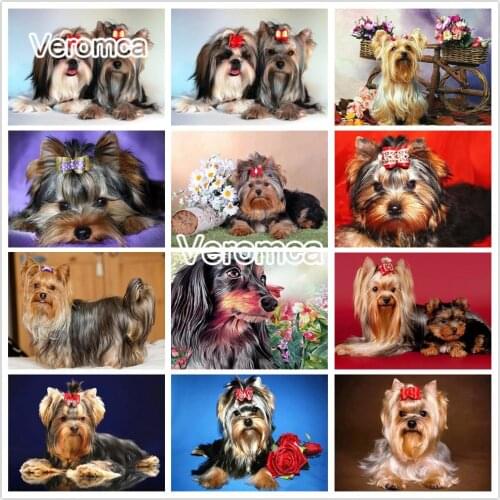 5D Diy Cute Animal Dog Diamond Painting Pet Shop Cross Stitch Full Round Square Diamond Embroidery Kids Gift Rhinestone Mosaic