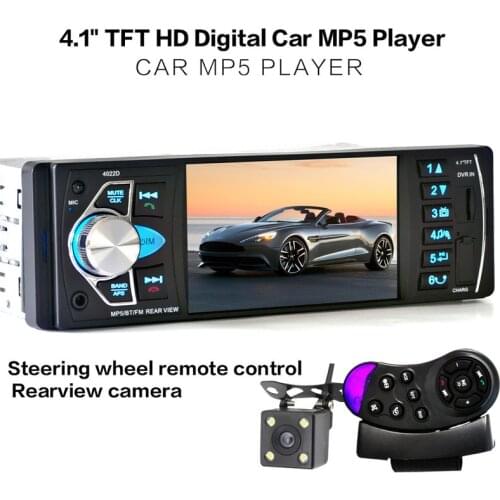 Car radio 1din stereo mp5 mp3 bluetooth radio fm usb autoradio 4.1 Inch Support Rear view Mirrolink Steering Wheel Control 4022D