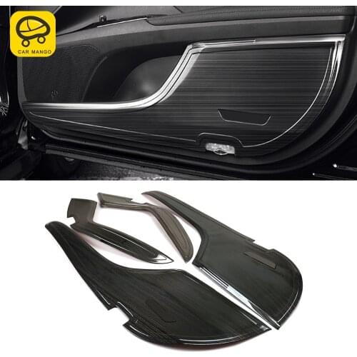 CarMango Car Accessories Gate Door Anti-kick Pad Trim Cover Frame Sticker Exterior Decoration for Toyota Camry XV70 2017-2020