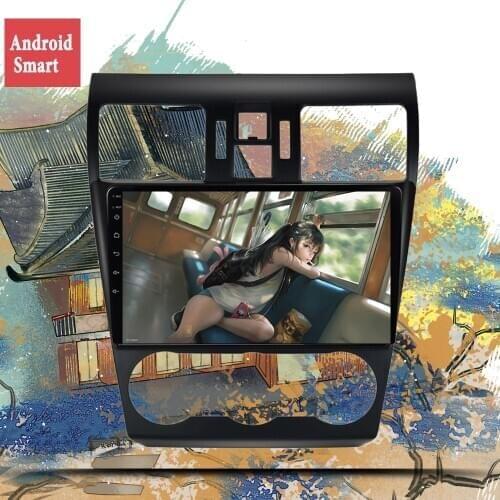 Octa core android 10.0 car dvd multimedia player For Subaru Forester XV WRX 2012-2019 radio gps 6G+128G screen Carplay Head Unit