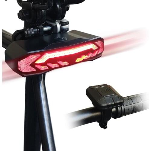 Wireless Remote Control Cycling Bike Bicycle Back Rear Tail Lamp Safety Flashing Red Yellow Warning Outdoor Cycling Lights