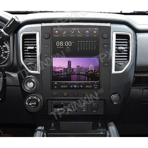 For Nissan Titan Pickup Android 9.0 Tesla Radio Car GPS Navigation Head Unit Multimedia Player Auto Stereo Radio Tape Recorder
