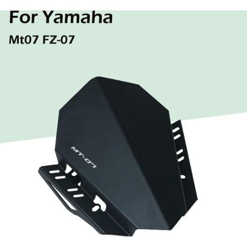 For Yamaha Mt07 FZ-07 2018 2019 2020 Motorcycle Modified Headlight Windshield Windshield Windscreen Motorcycle