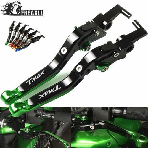 For YAMAHA TMAX 500/530 TMAX 530 SX/DX Motorcycle Accessories CNC Aluminum Folding Extendable Adjustable Brake Clutch Levers