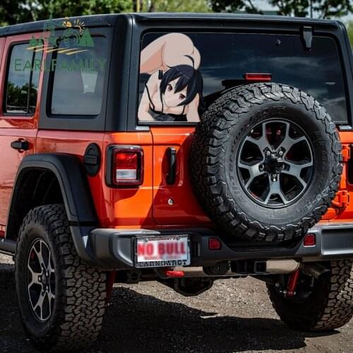 EARLFAMILY 43cm x 33.6cm Big Vinyl Car Decals for Super Chuunibyo Demo Koi ga Shitai! Nibutani Shinka Waterproof Car Stickers