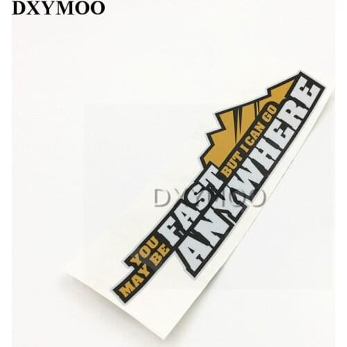 3M European style I can go Anywhere 4X4 cross country car sticker car styling reflective car decals motorcycle sticker