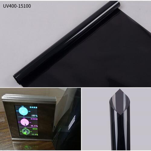 HOHOFILM 1.52x60m 15%VLT window Film House /car Solar Tint home office Window Sticker 100% UV Proof Wholesale 196ft