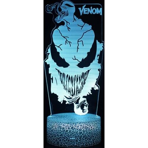 Creative Table Lamp Gift Movie Logo Series Colorful 3D Night Lamp Remote Control Touch LED82