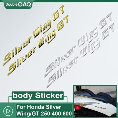 Motorcycle tail Decal body Sticker 3D emblem For Honda silver wing / GT 250 400 600