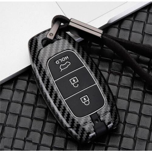 New Car Key Case Cover Holder Protection For Hyundai Ix35 Solaris Azera Elantra Kona Kauai Accent Palisade 2017 2018 2019