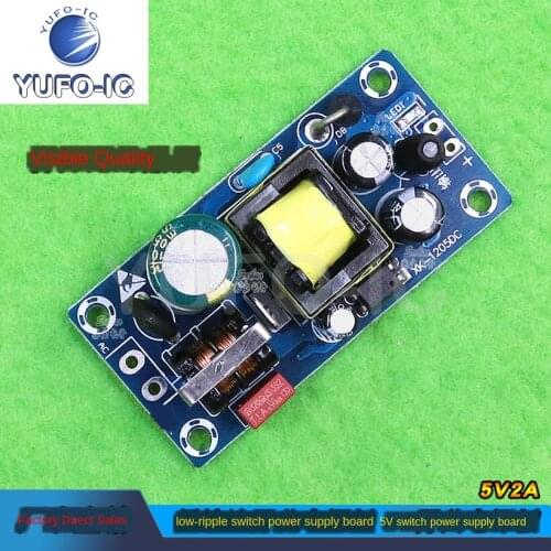 Free Ship 1PCS 5V Switching Power Supply Board Module Isolating Low Ripple EMC DC 5V2A Low Ripple Switching Power Supply Board