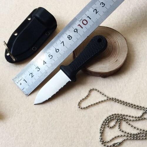 Outdoor Portable Knife Sharp Field Survival Knife Cold Steel Super Teeth Small Straight Knife