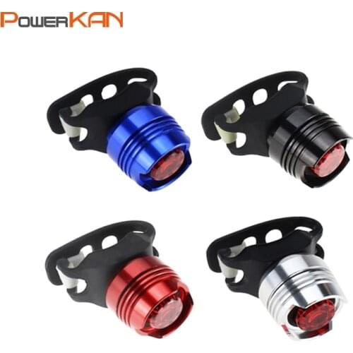 LED bicycle rear taillight helmet riding flashlight safety warning light riding safety waterproof warning light