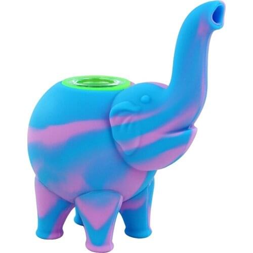 2pcs Funny Smoking Pipe with Glass Bowl Cigarette Holder Beauty Design