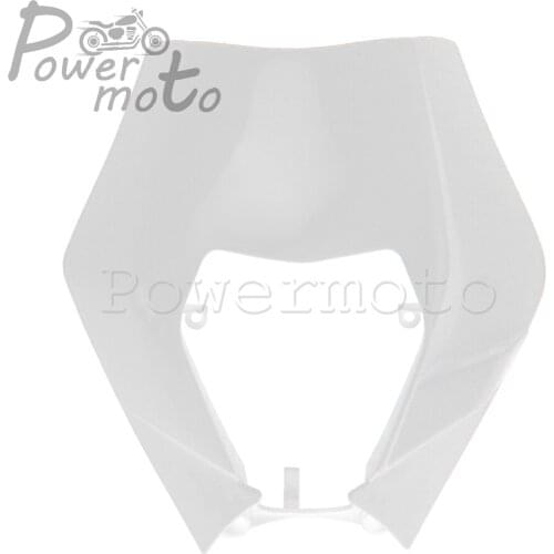 Motocross Universal Headlight Headlamp Mask Cover For Honda Yamaha CRF CRM TTR XT EXC XC F SMR Enduro Dual Sport Dirt Pit Bike