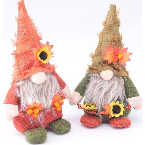 Harvest Festival Flowers Berry Doll Thanksgiving Decor Mall Bar Window Party Home Decoration Ornaments Desktop Decor Kawaii Gift