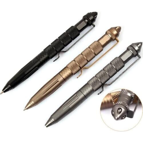 High Quality defence personal Tactical Pen Self Defense Pen Tool Multipurpose Aviation Aluminum Anti-skid Portable